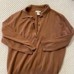 3/4 sleeve knit pull over